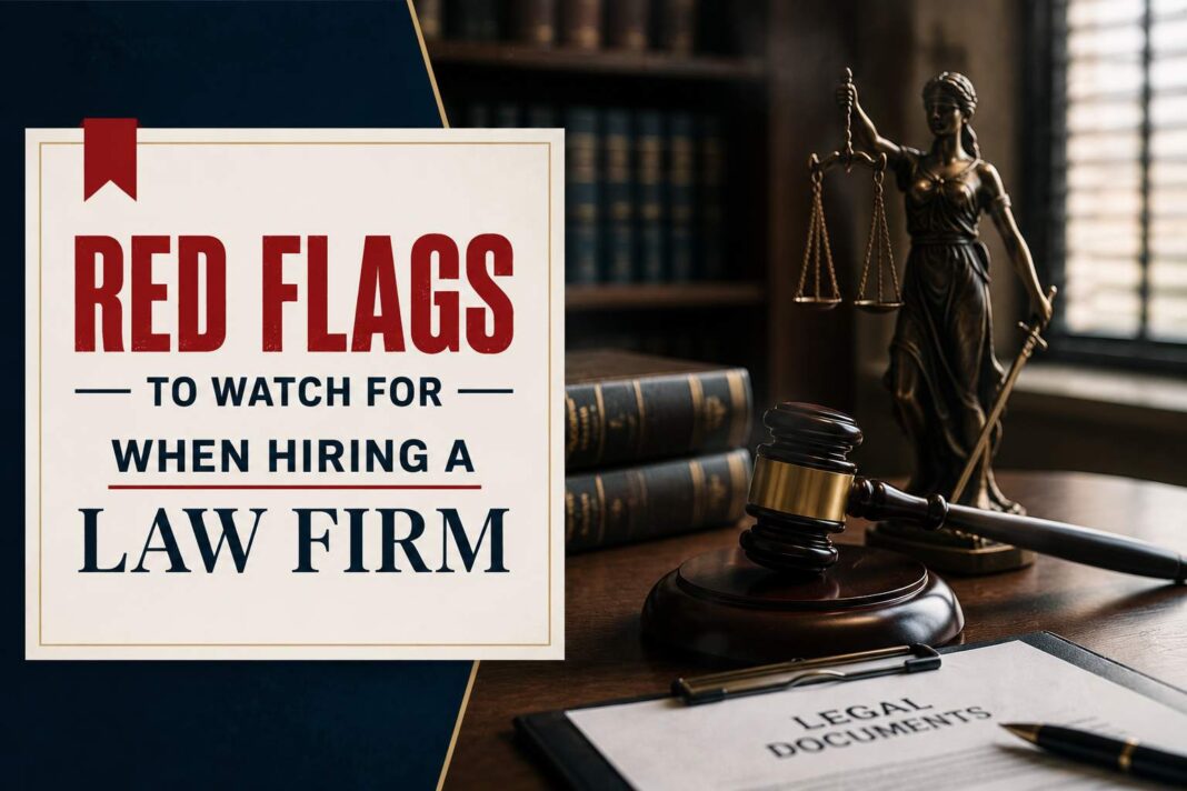 Red Flags to Watch For When Hiring a Law Firm Red Flags to Watch For When Hiring a Law Firm