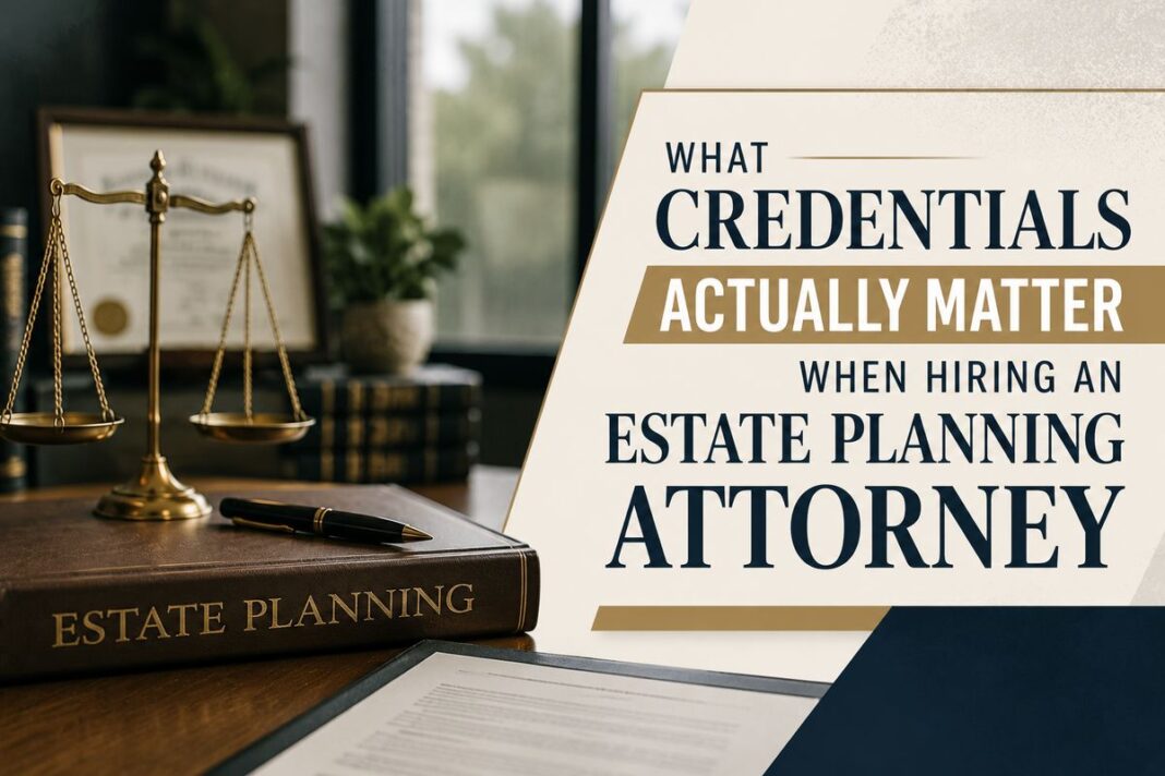 What Credentials Actually Matter When Hiring an Estate Planning Attorney What Credentials Actually Matter When Hiring an Estate Planning Attorney