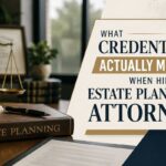 What Credentials Actually Matter When Hiring an Estate Planning Attorney